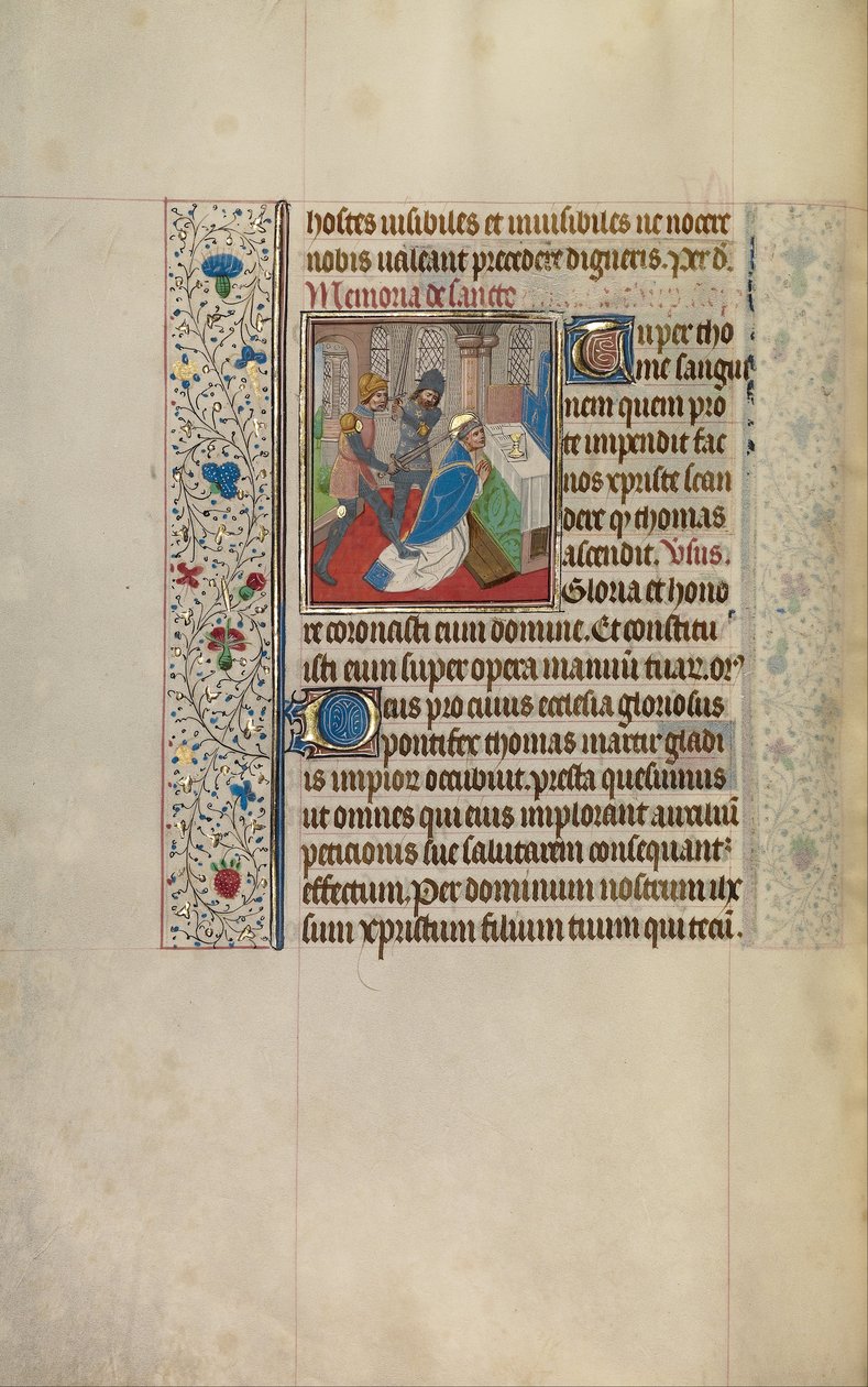Becket Szent Tamás mártíromsága alkotó: Workshop of Willem Vrelant