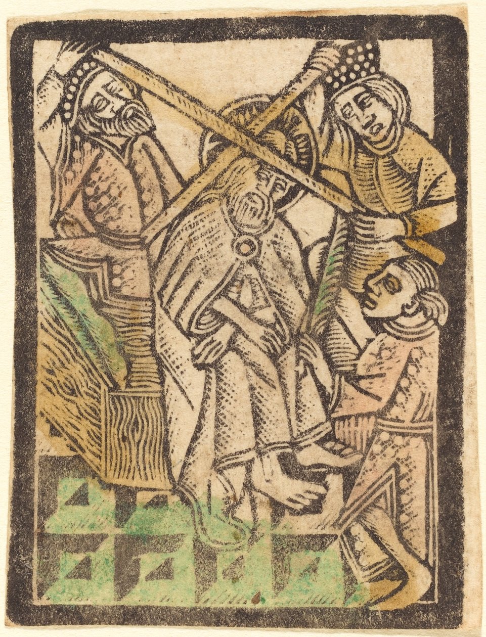 Tövisekkel koronázott Krisztus, 14701480. alkotó: Workshop of the Master of the