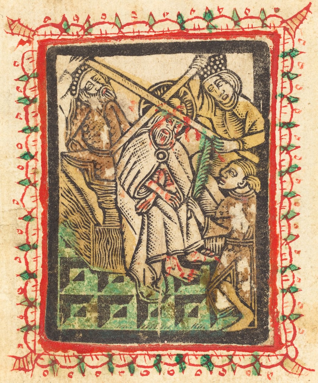 Tövisekkel koronázott Krisztus, 14701480. alkotó: Workshop of the Master of the