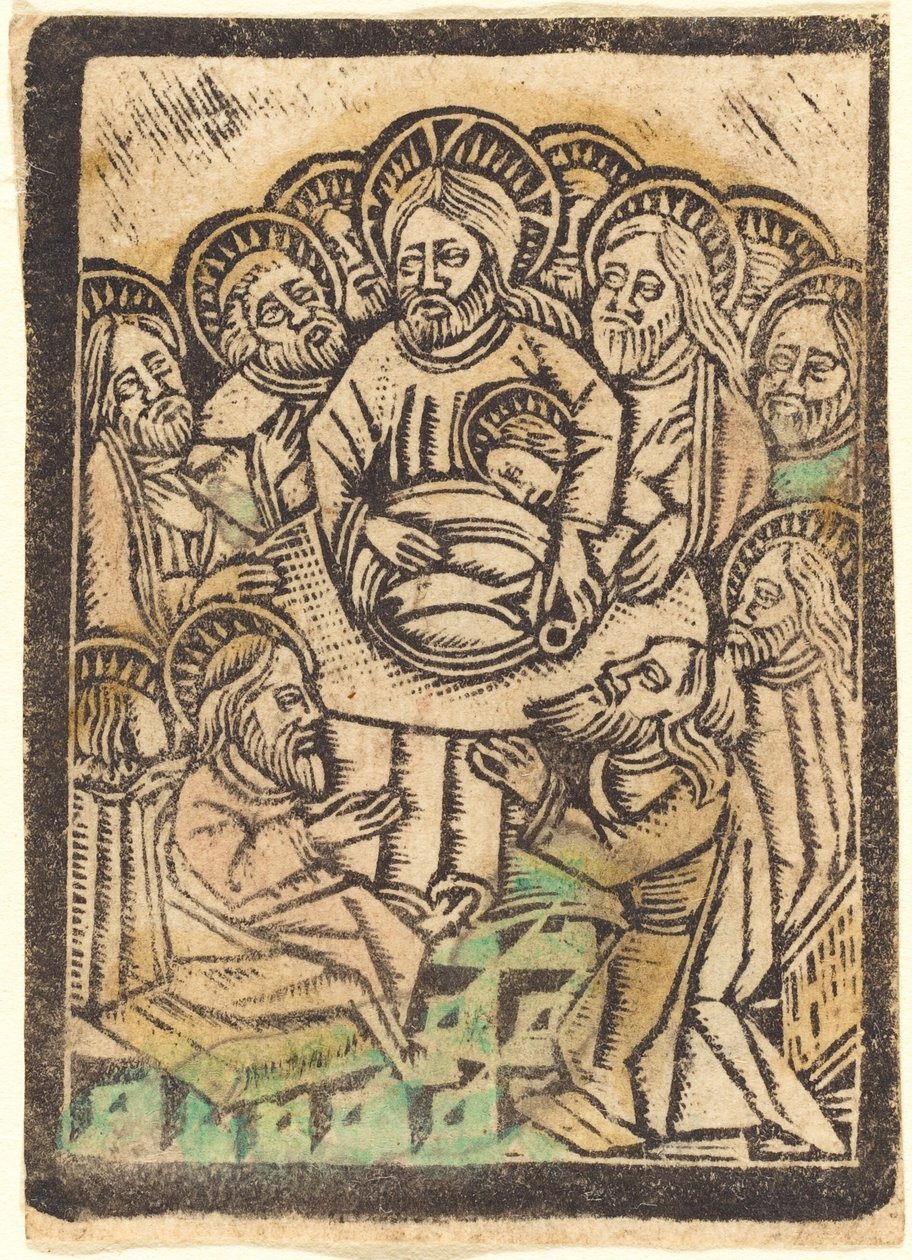 Az utolsó vacsora, 14701480. alkotó: Workshop of the Master of the