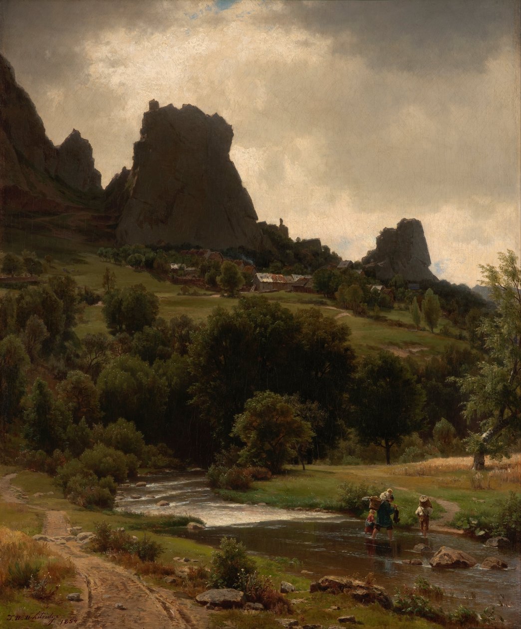 Nyári pastorale (kilátás Kallenfelsre) alkotó: Worthington Whittredge