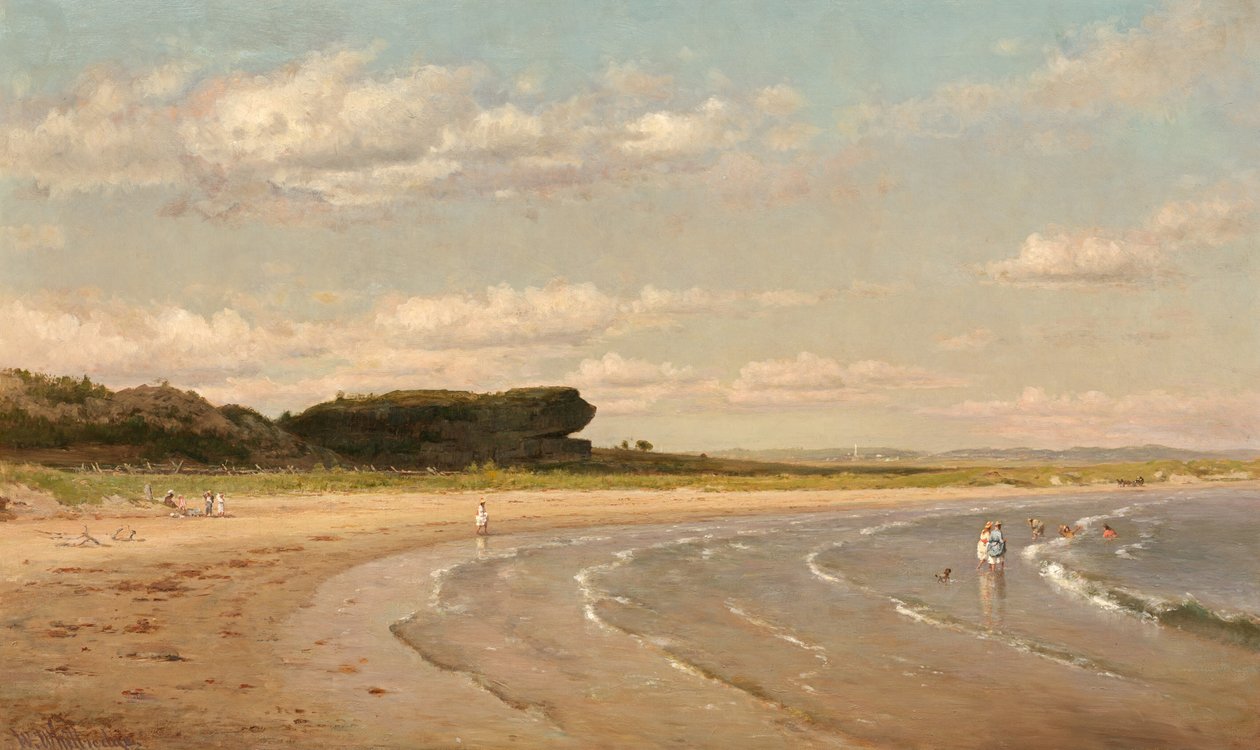 Second Beach, Newport alkotó: Worthington Whittredge