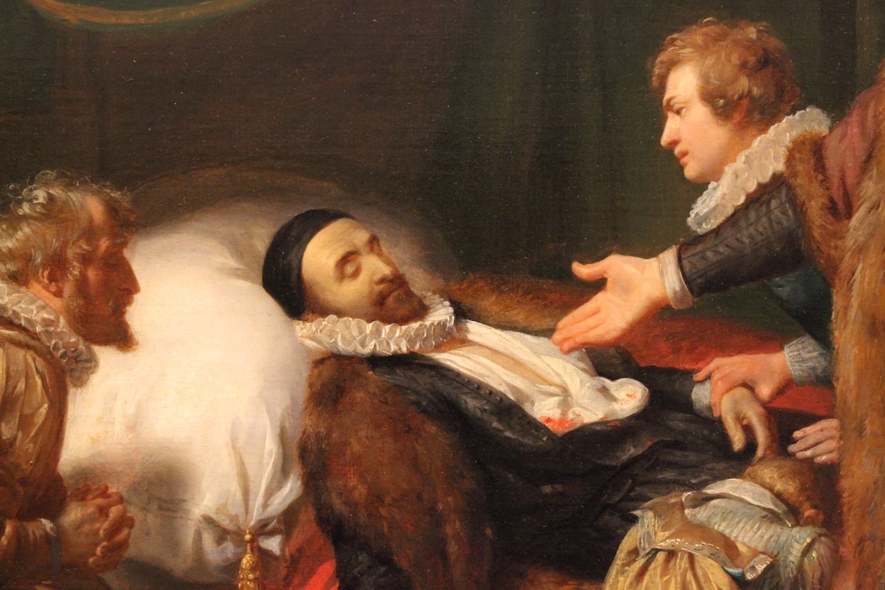 Orániai Vilmos halálos ágya alkotó: Woutherus Mol