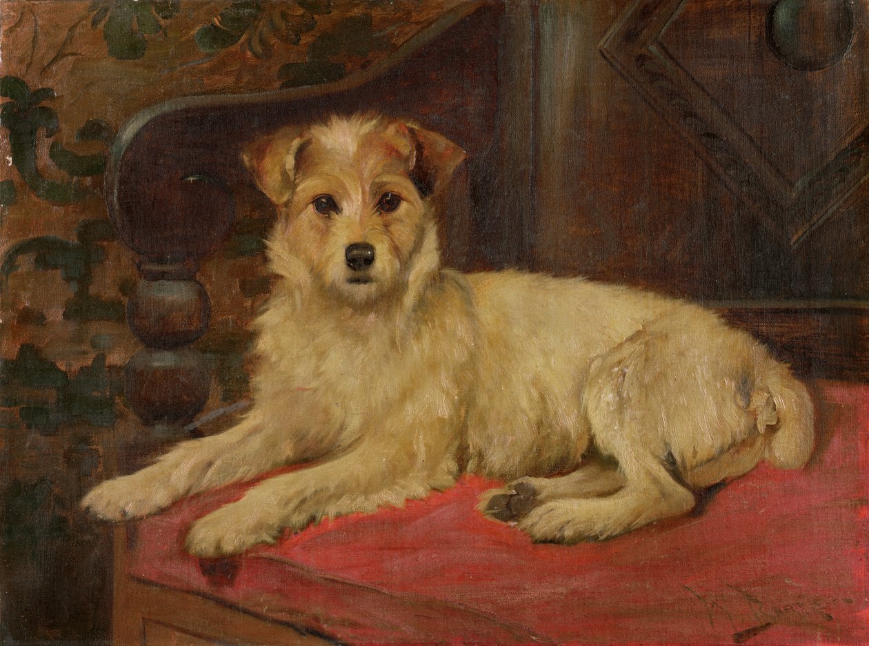 Terrier kanapén alkotó: Wright Barker