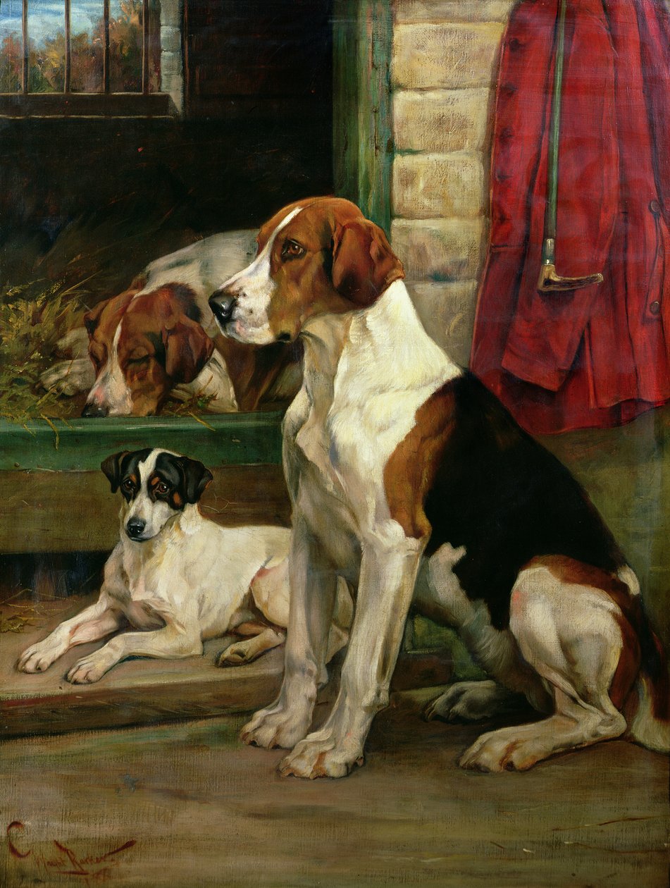 A kennelek mellett alkotó: Wright Barker