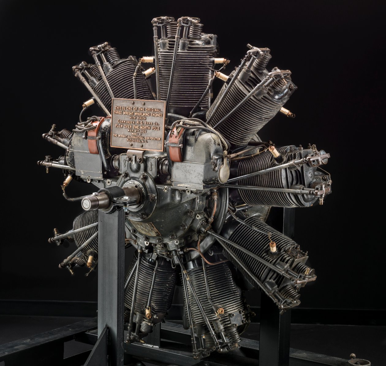 Wright Whirlwind J-4B, Byrd North Pole Flight, Radial 9 Engine, kb. 1926. alkotó: Wright Aeronautical