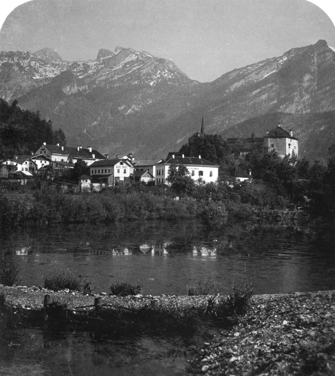 Golling és Tennengebirge, Salzburg, Ausztria, 1900-as évek. alkotó: Wurthle and Sons