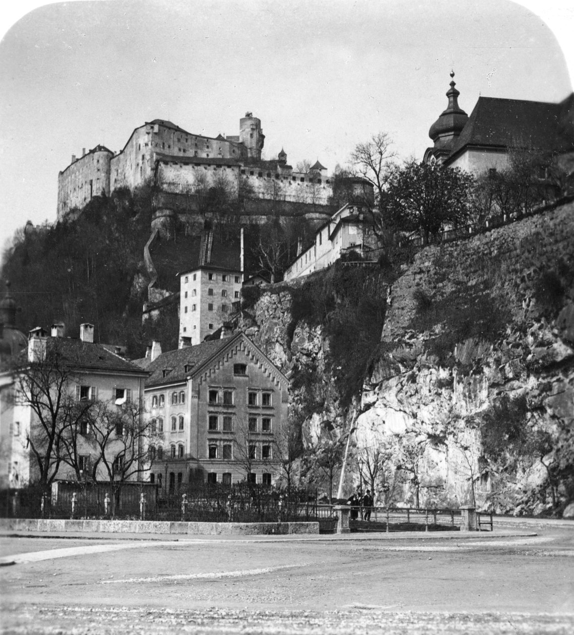 Nonnbergi apátság, Salzburg, Ausztria, 1900 körül. alkotó: Wurthle and Sons