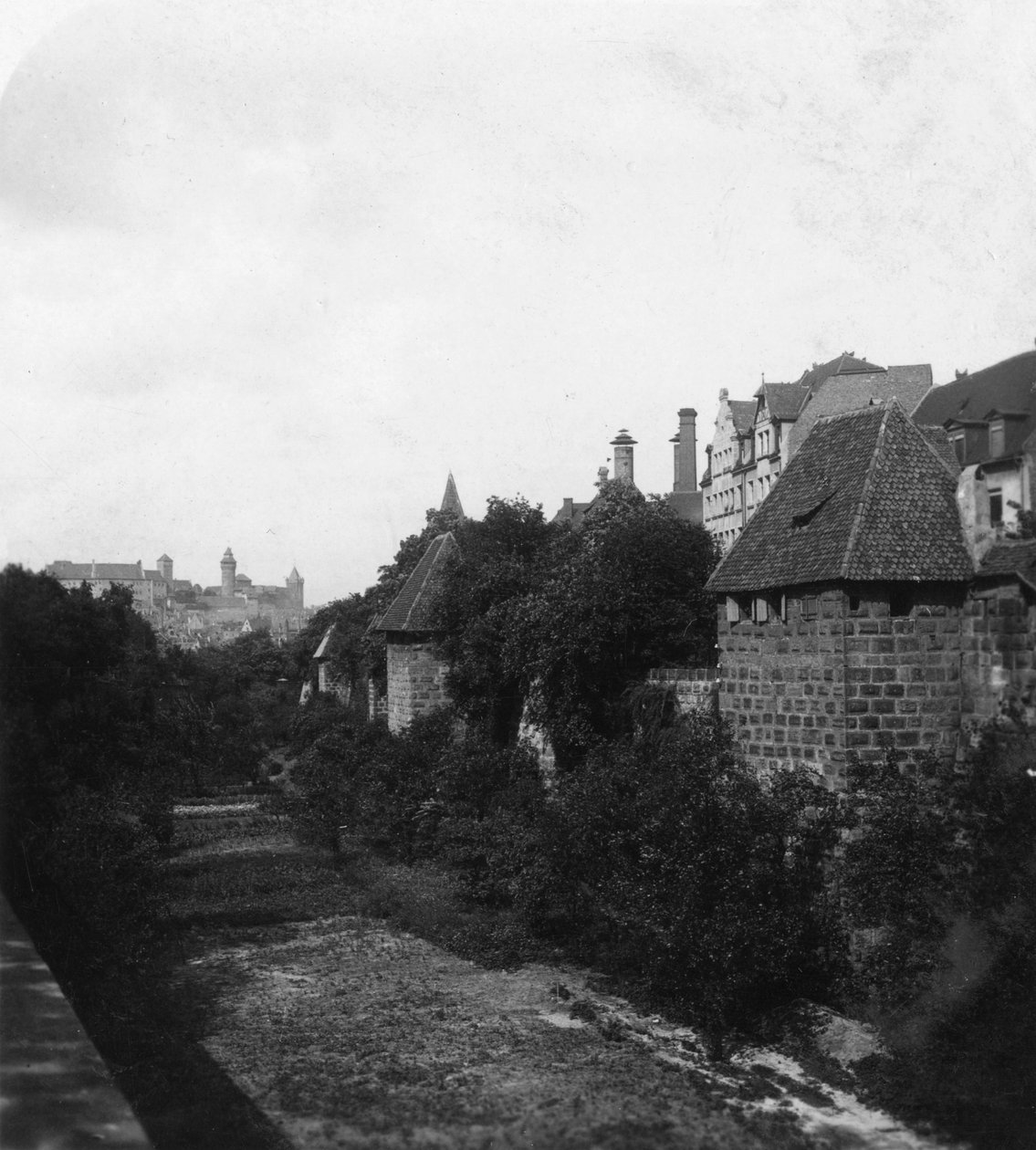 Nürnbergi vár, Nürnberg, Németország, 1900-as évek. alkotó: Wurthle and Sons