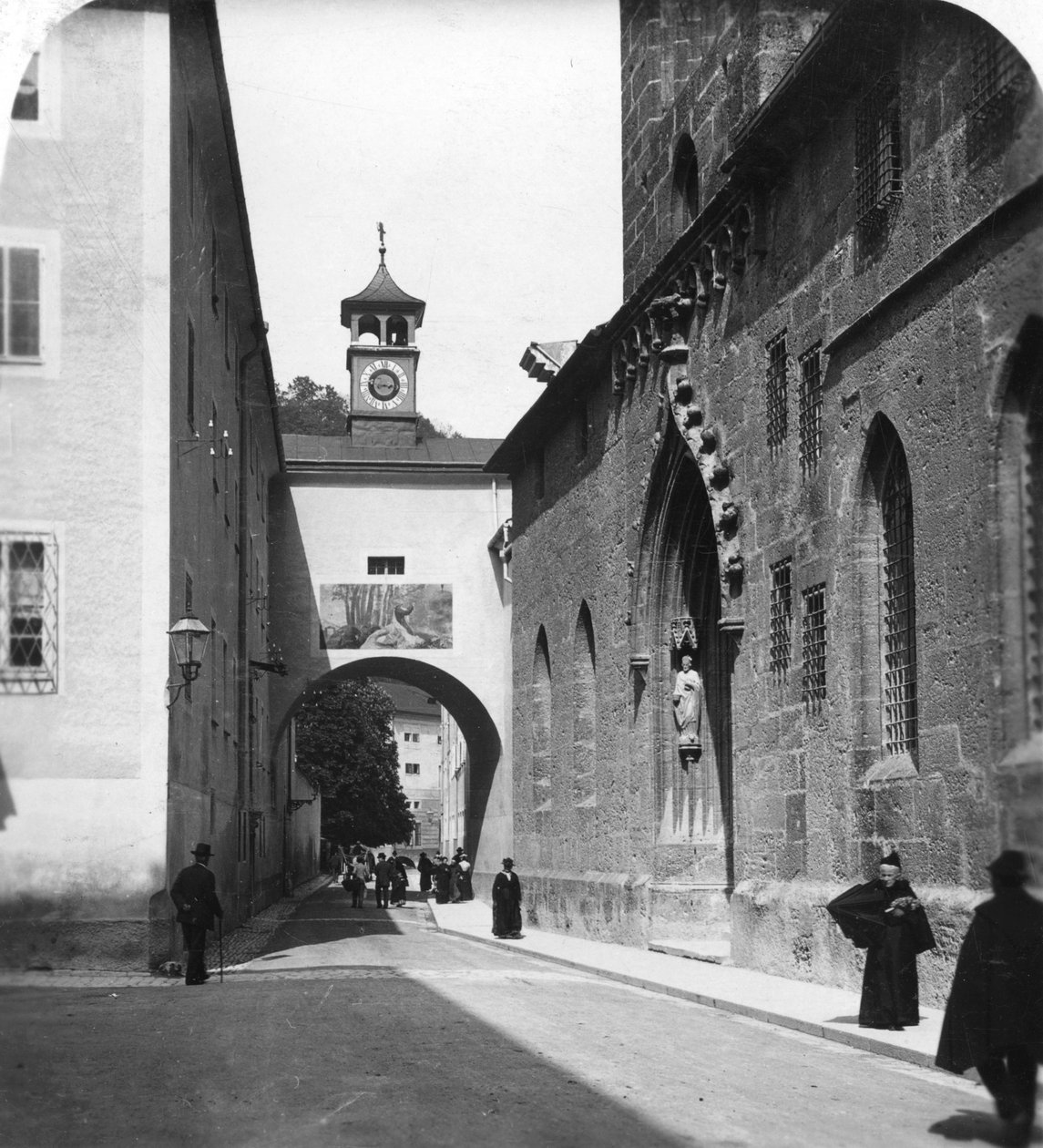 Porta plébániatemplom, Salzburg, Ausztria, 1900-as évek. alkotó: Wurthle and Sons