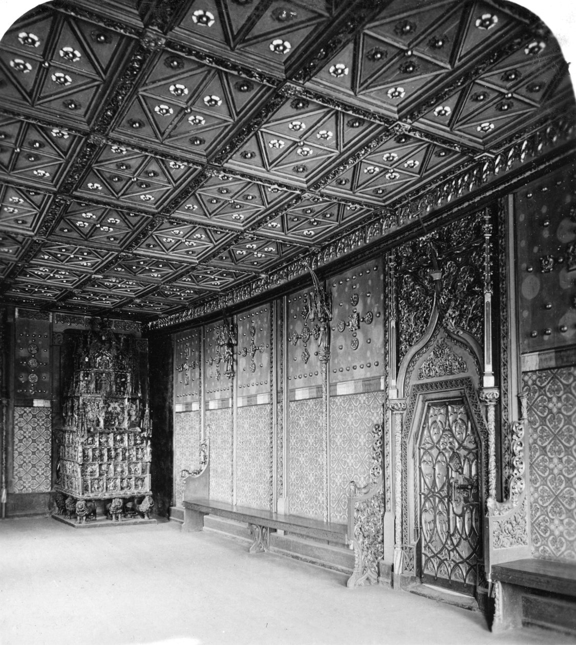 Hercegi Kamara, Salzburg erőd, Ausztria, 1900 körül alkotó: Wurthle and Sons