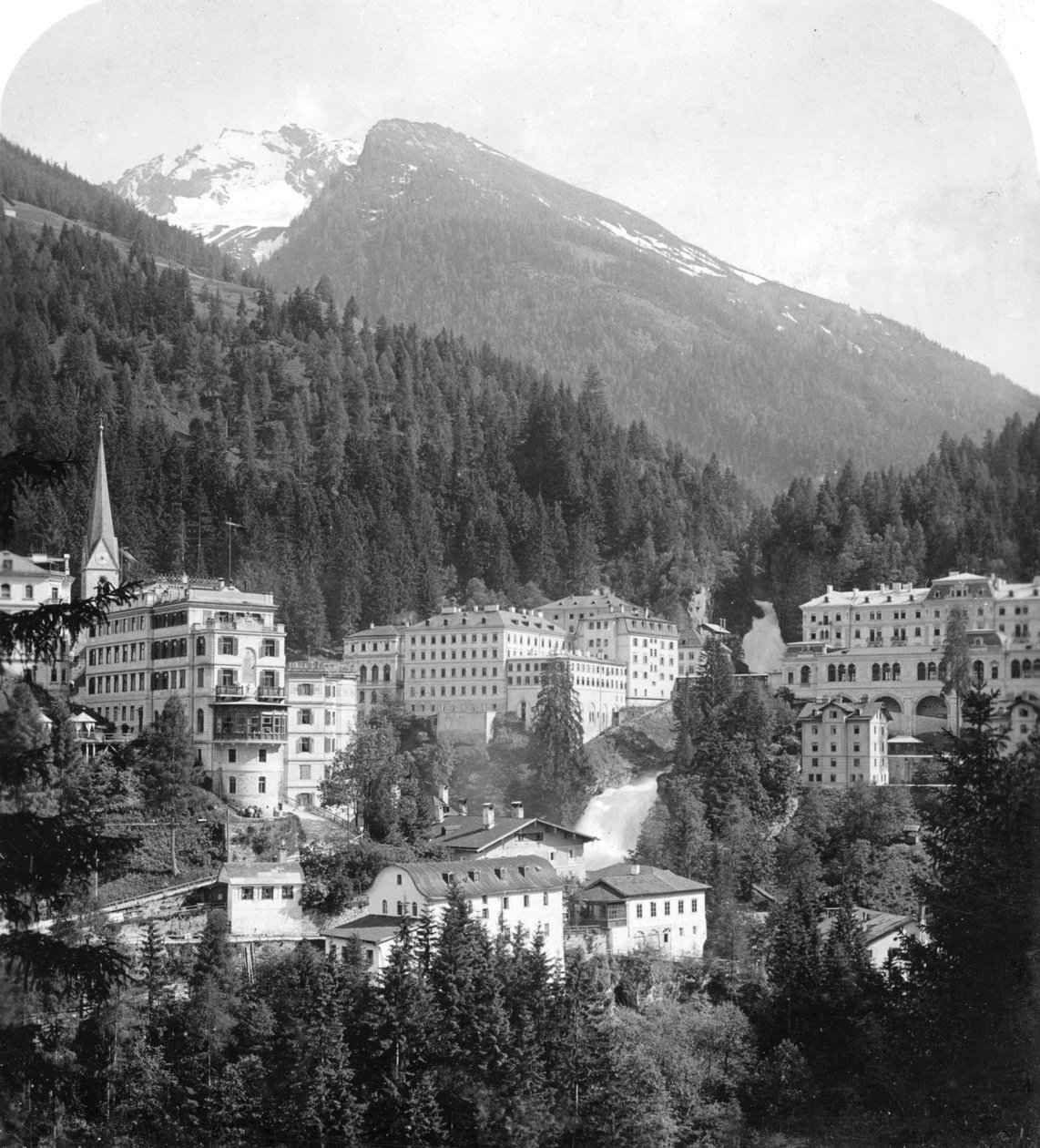 Schwarzenberg, Badgastein, Ausztria, 1900-as évek. alkotó: Wurthle and Sons