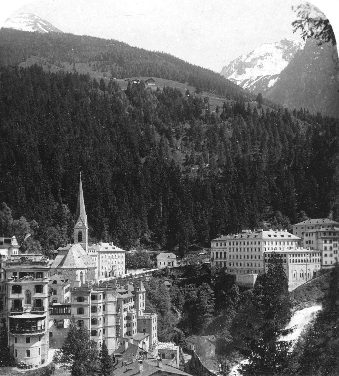 Schwarzenberg, Badgastein, Ausztria, 1900-as évek. alkotó: Wurthle and Sons