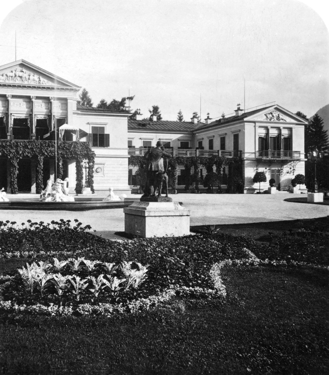 A Kaiservilla, Bad Ischl, Salzkammergut, Ausztria, 1900-as évek. alkotó: Wurthle and Sons