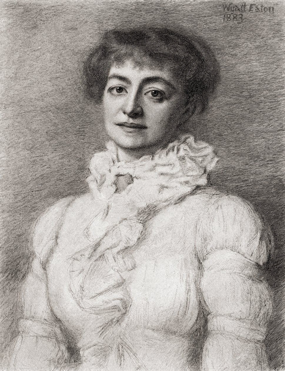 Helena Modjeska, a The Century Illustrated Monthly Magazine, 1884-ben megjelent alkotó: Wyatt Eaton