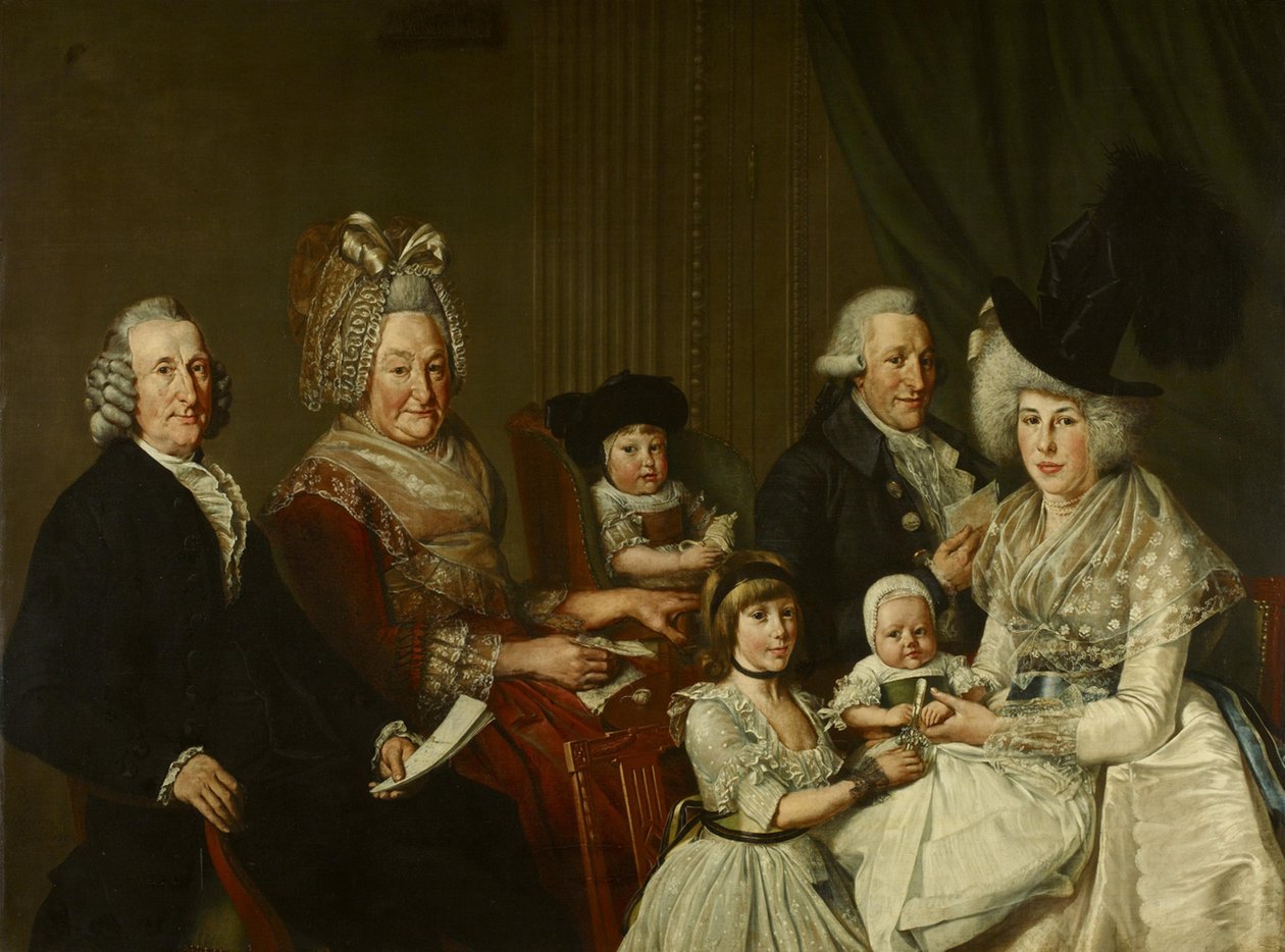 Pieter de Clercq (1731–1807) és családja alkotó: Wybrand Hendriks