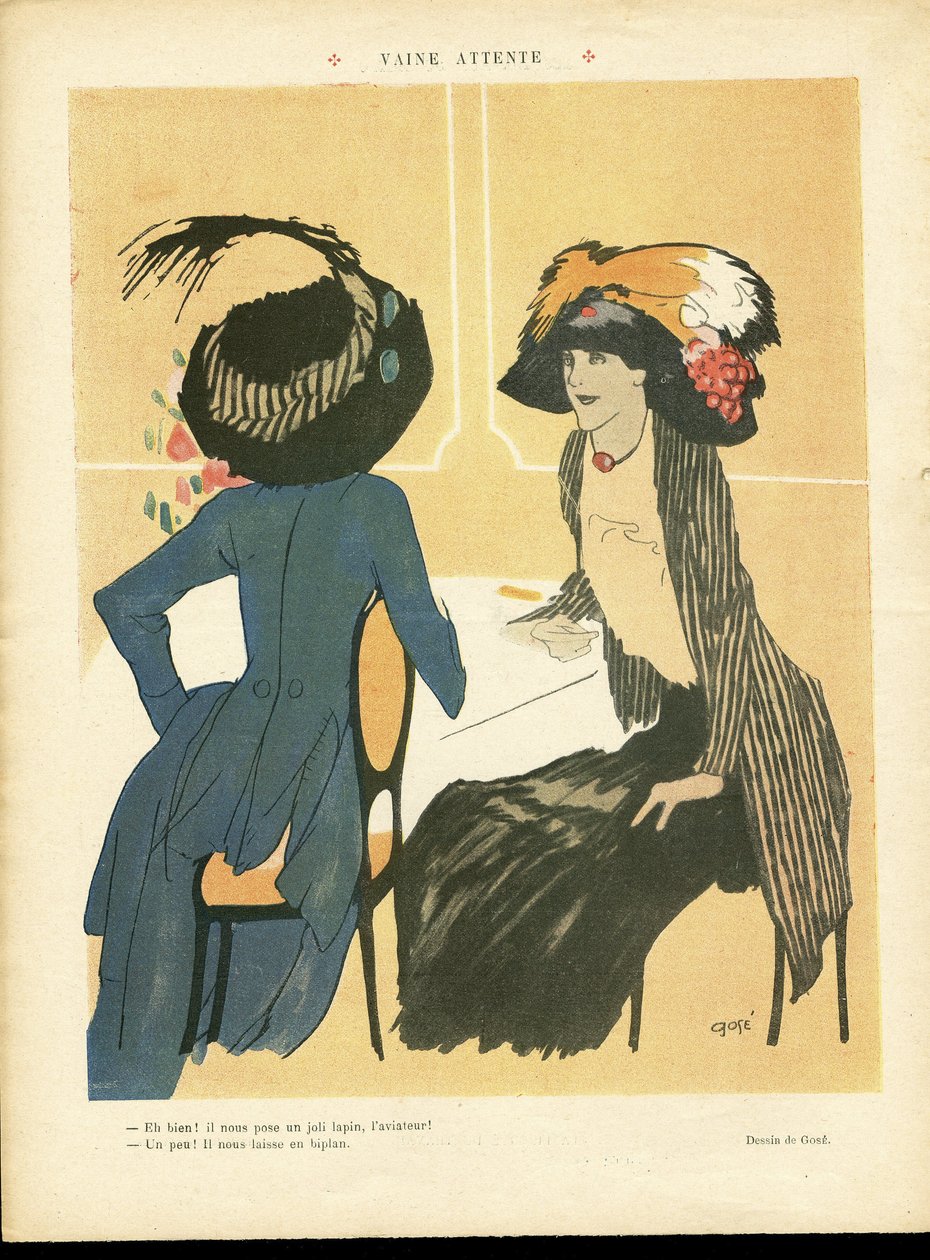 Xavier Gose (1876-1915) illusztrációja a Le Lire-ben alkotó: Xavier Gose