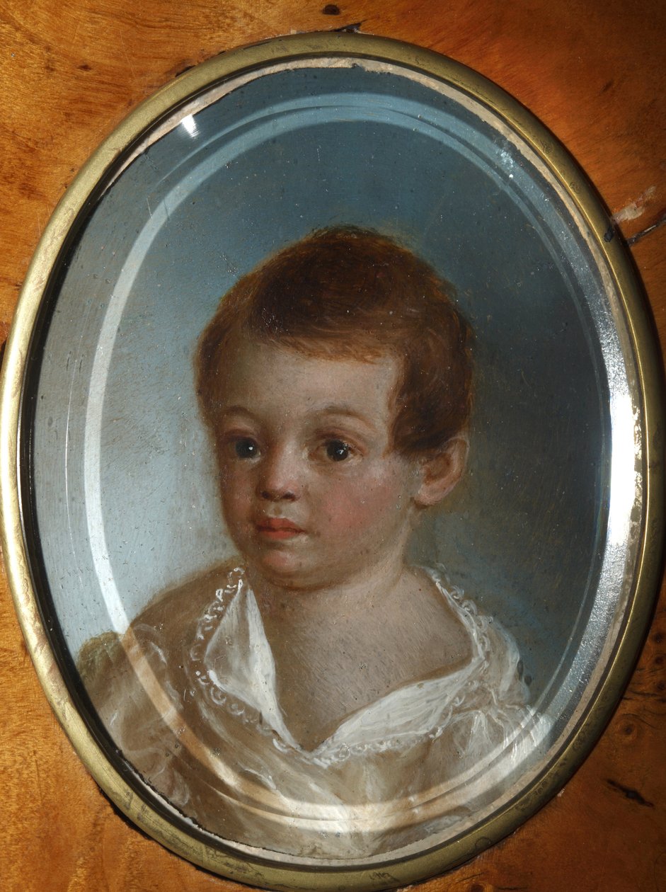 Alekszandr Szergejevics Puskin költő (1799-1837) gyermekkori portréja Xavier de Maistre (1763-1852) festménye 1802 A. S. Puskin Állami Múzeuma, Moszkva alkotó: Xavier de Maistre