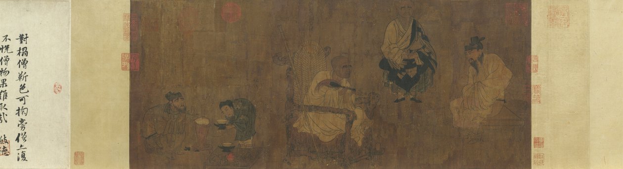 Tang Yan Liben Xiao Yi keresi a Lanting pavilont alkotó: Yan Liben