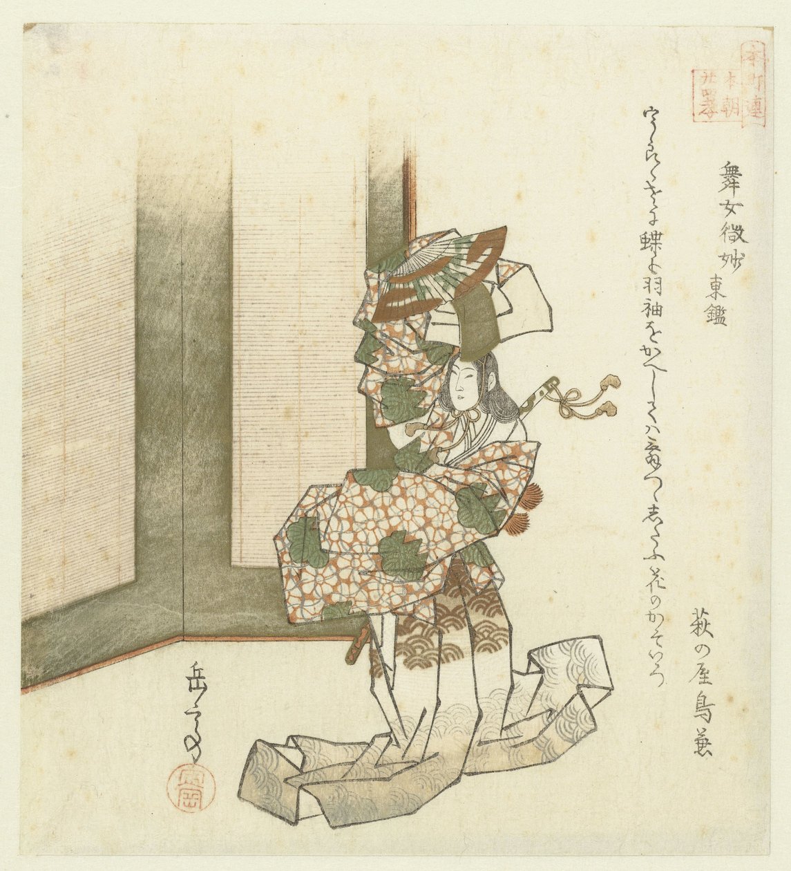Huszonnégy japán példa a gyermeki jámborságra a Honchôren számára (sorozat címe) alkotó: Yashima Gakutei
