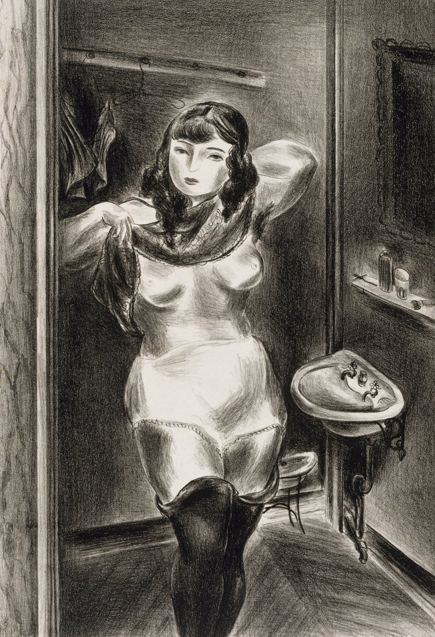 Öltözködés alkotó: Yasuo Kuniyoshi