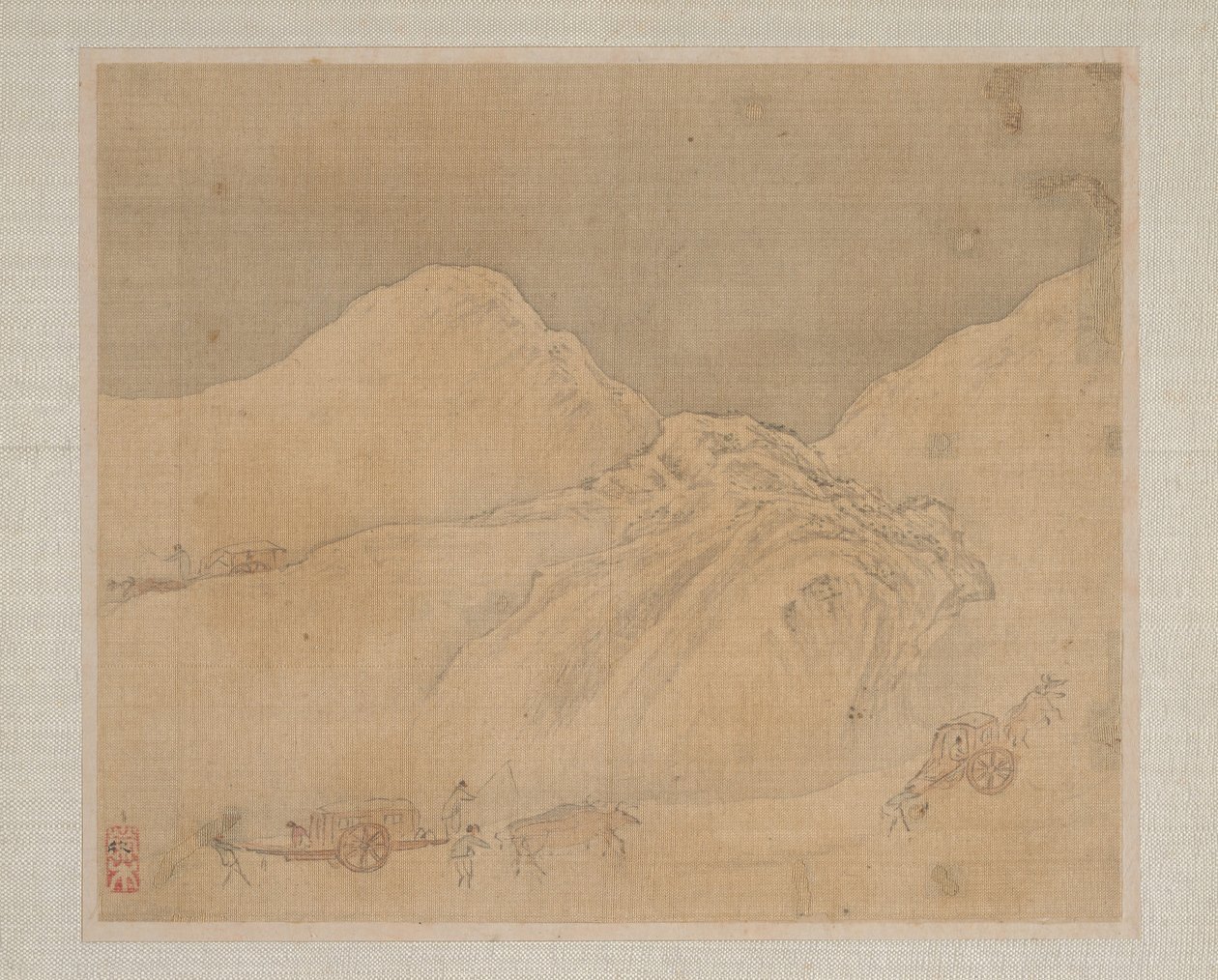 Tájképek, 1652-ből. alkotó: Ye Xin