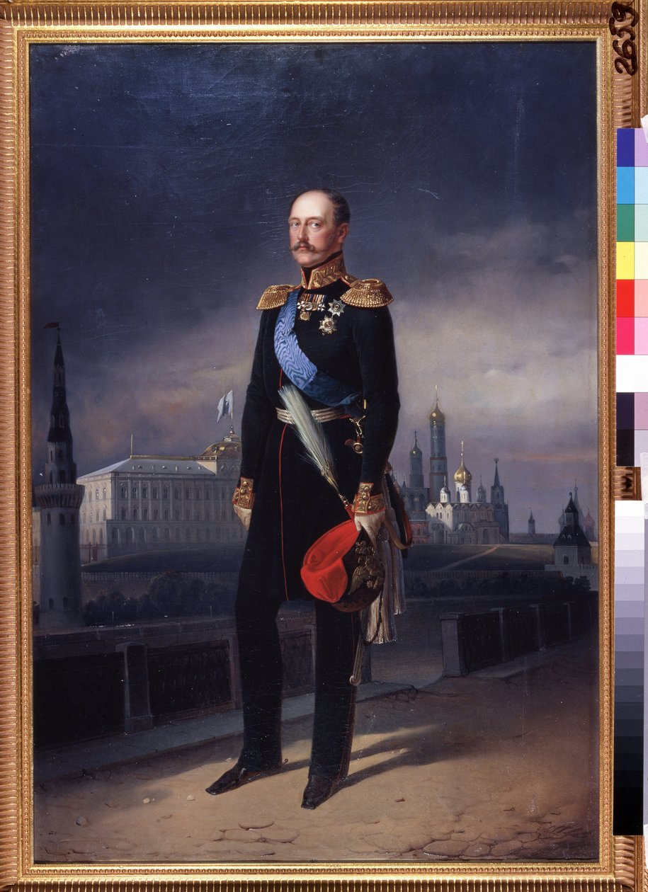 I. Miklós császár portréja alkotó: Yegor (d.1891) Bottman