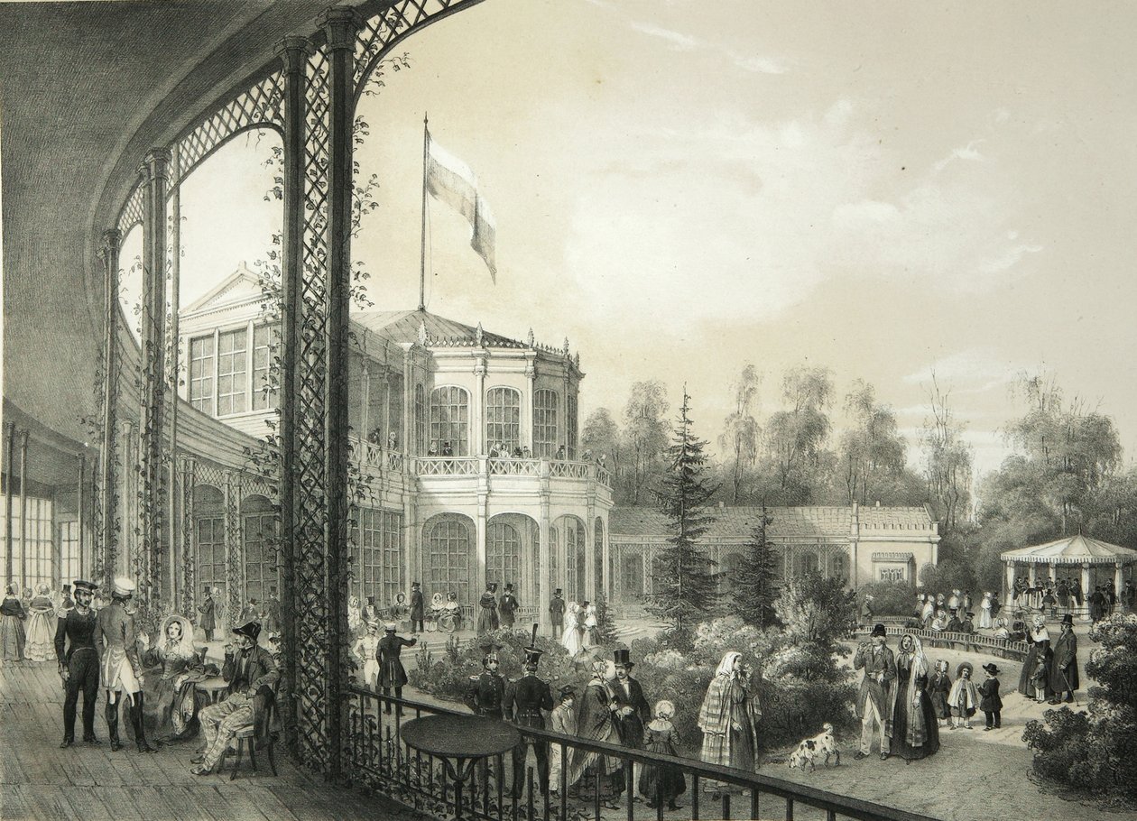 A pavlovszki pályaudvar, 1840-1850 alkotó: Yegor Yegorovich Meier