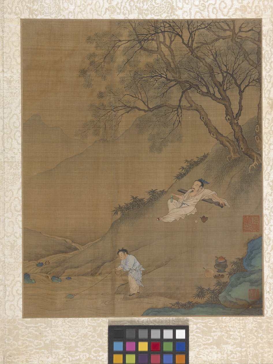 Album Garden Scene (tinta papíron) alkotó: Ying Qiu