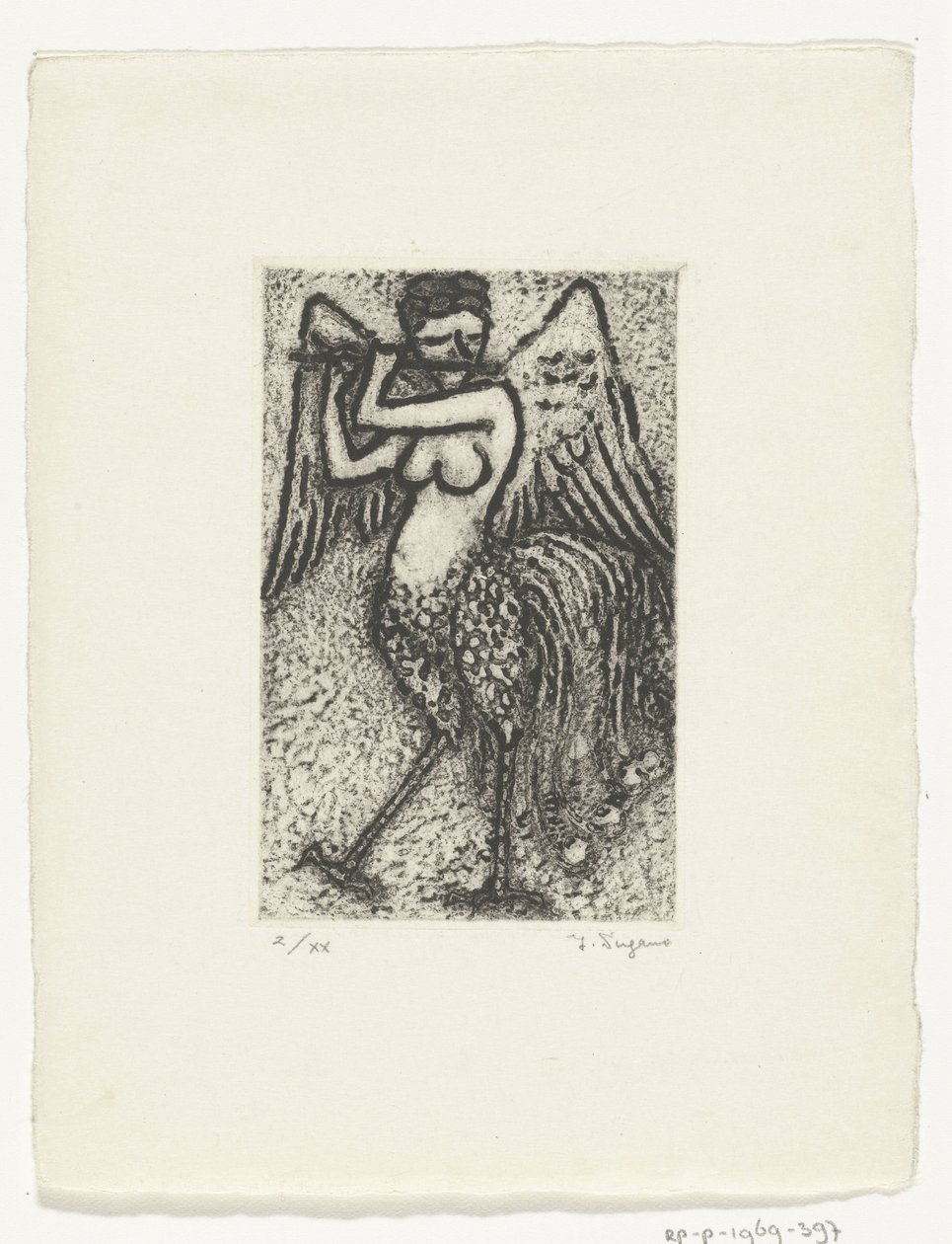 Fütyülő sziréna alkotó: Yo Sugano (signed by artist)