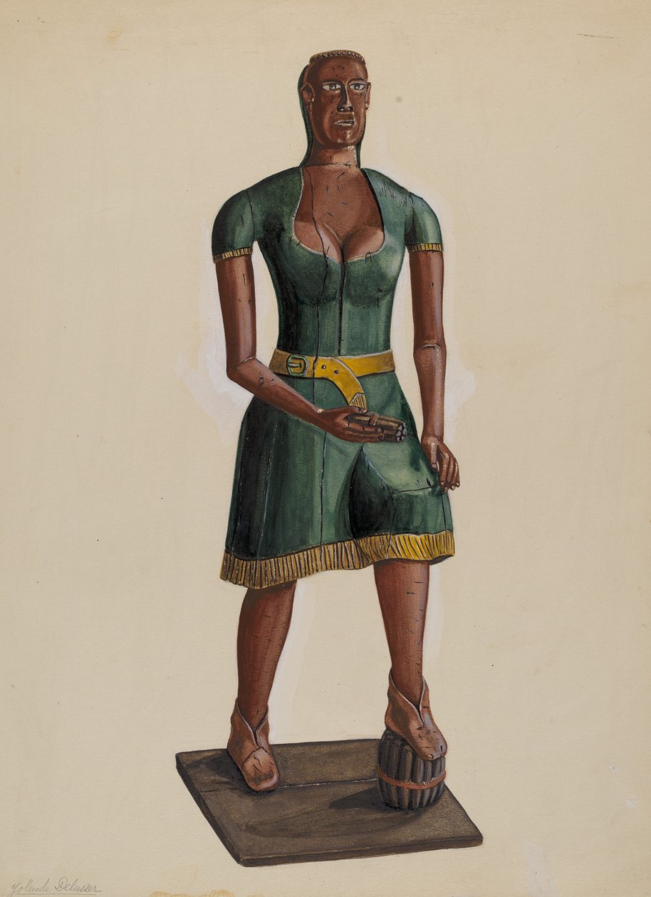 Szivarbolt indiai, 19351942. alkotó: Yolande Delasser