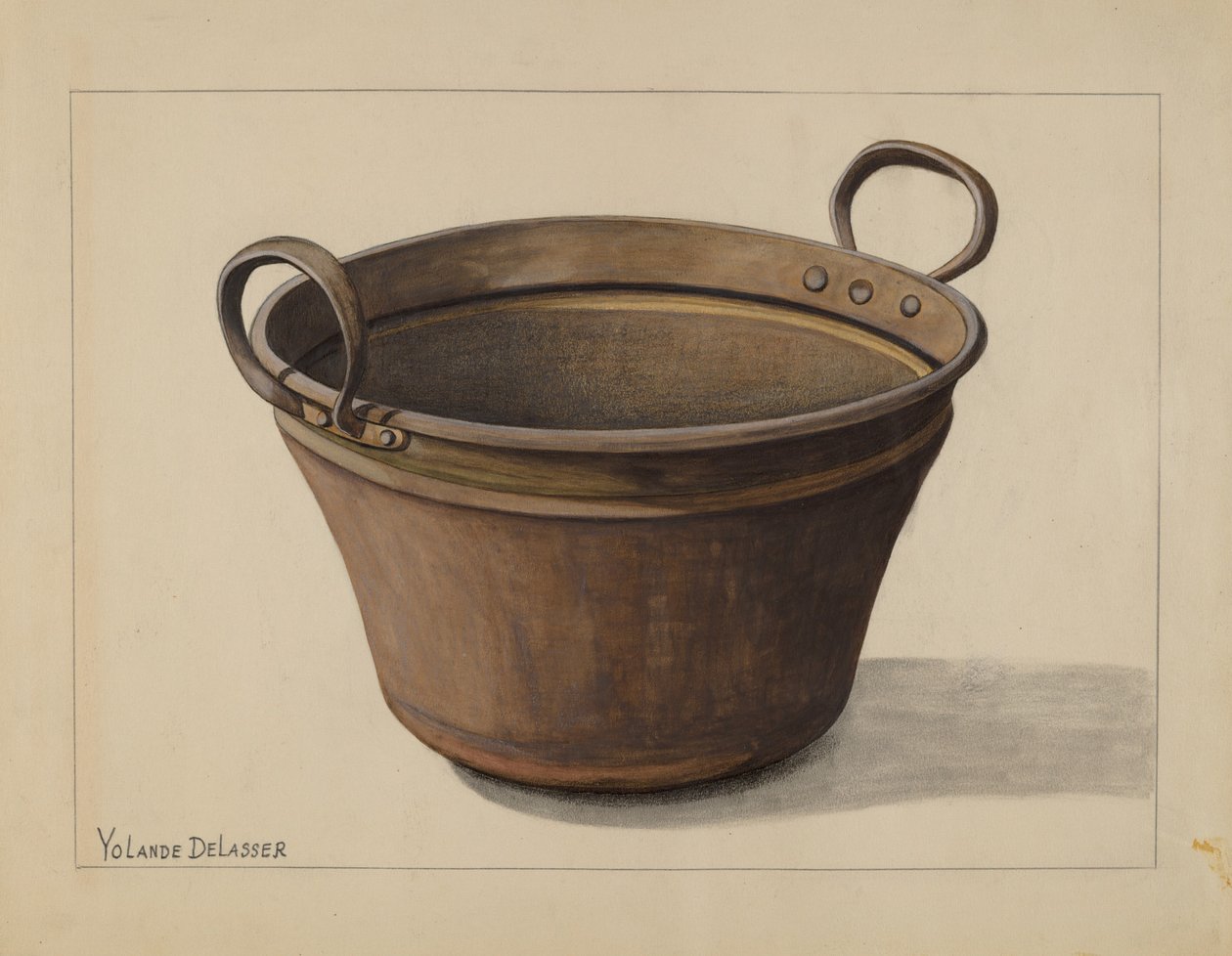 Vízforraló, c. 1935. alkotó: Yolande Delasser