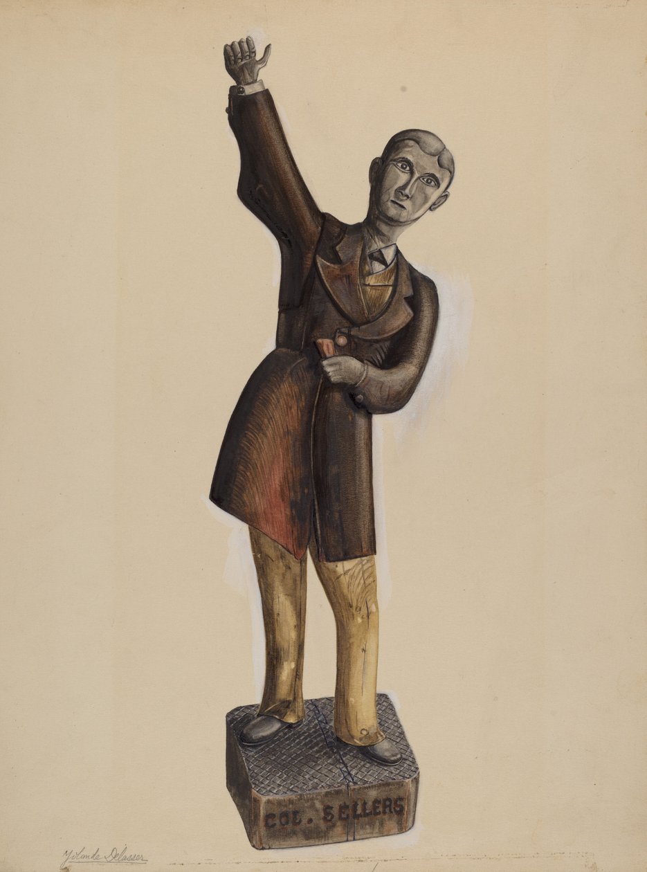 Medicine Man, c. 1937. alkotó: Yolande Delasser