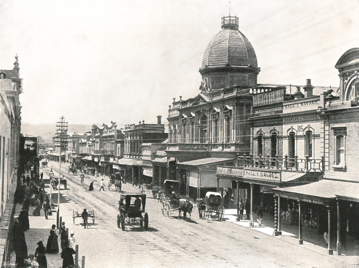 Rundle Street, Adelaide, Ausztrália, 1895. alkotó: York and Son