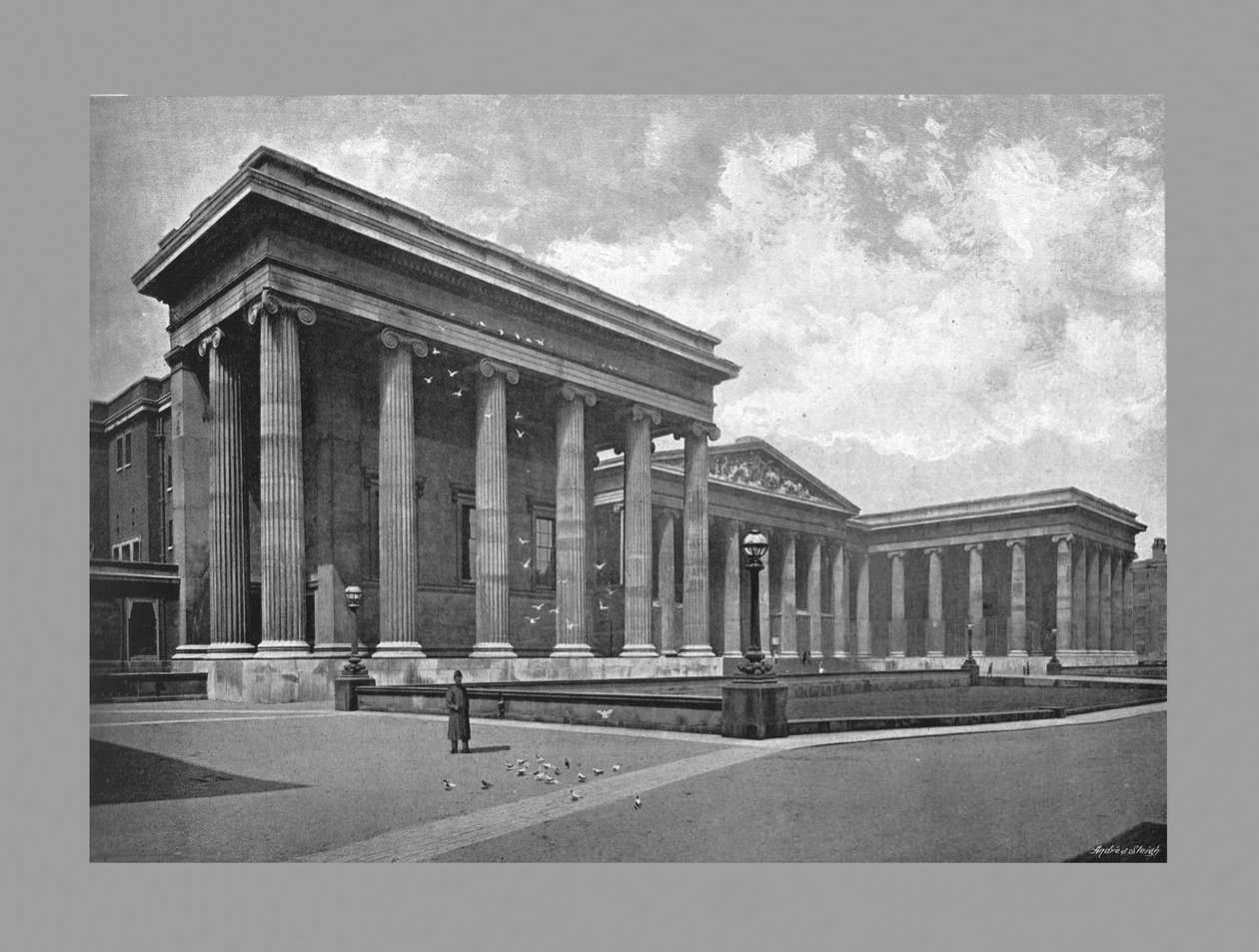 A British Museum, London, 1900 alkotó: York and Son