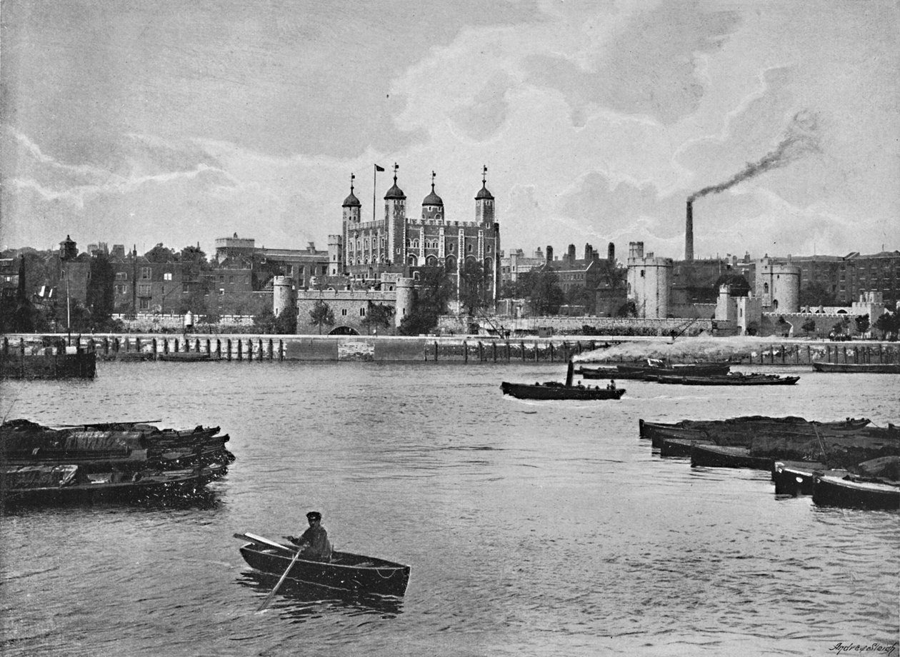 A londoni Tower, 1896 alkotó: York and Son