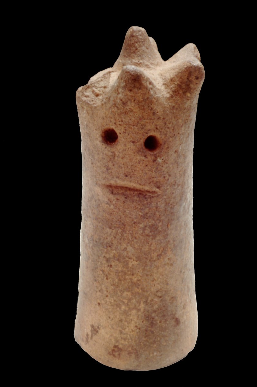 Hengeres emberi fej, Ife-ből, 12-15. század (terrakotta) alkotó: Yoruba Culture