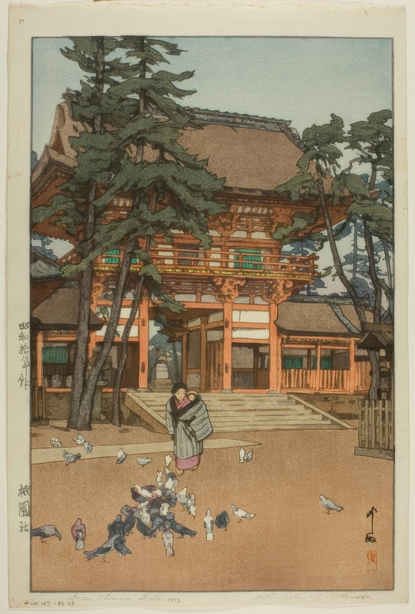 Gion szentély kapuja alkotó: Yoshida Hiroshi