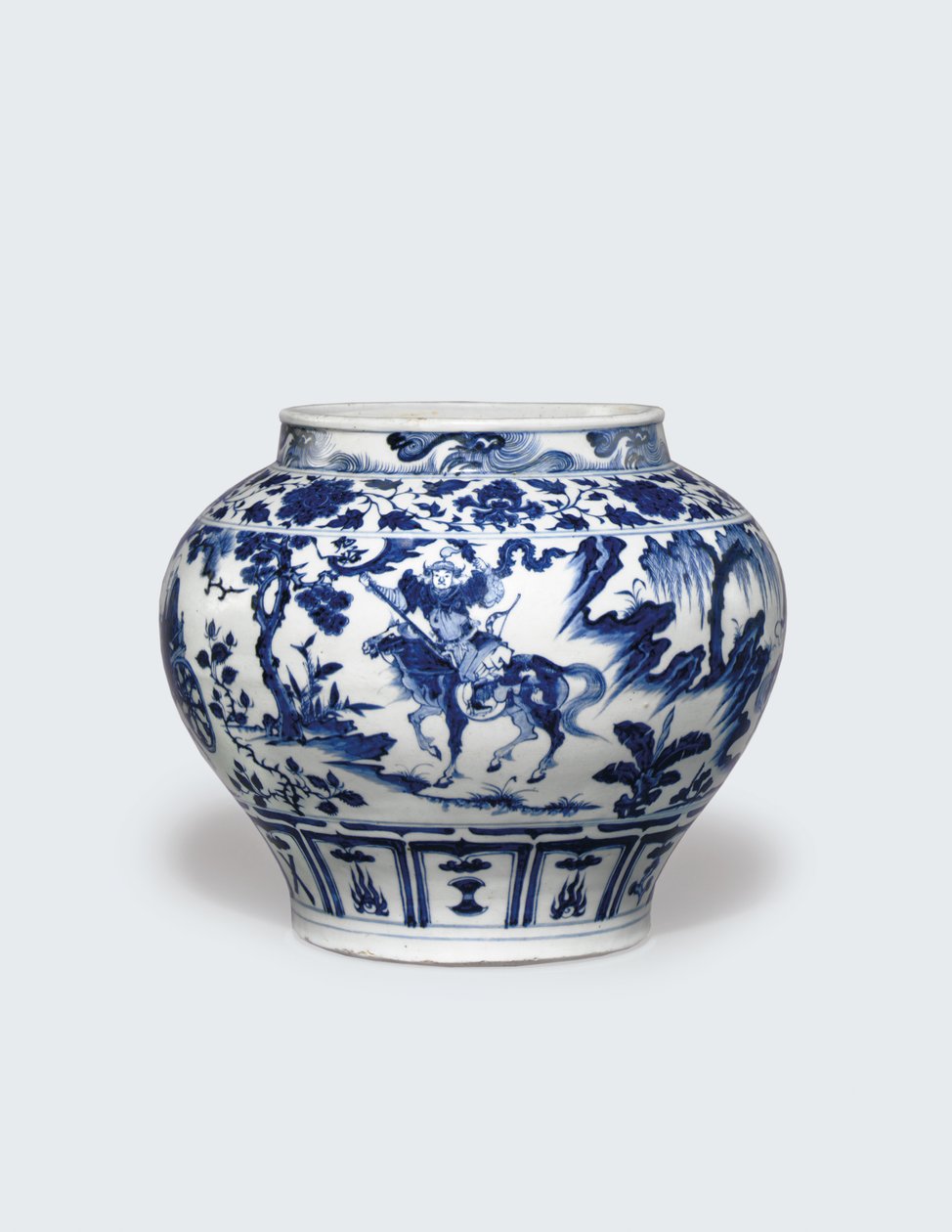Fehér és kék guan, 14. század közepe (kerámia) alkotó: Yuan Dynasty Chinese School