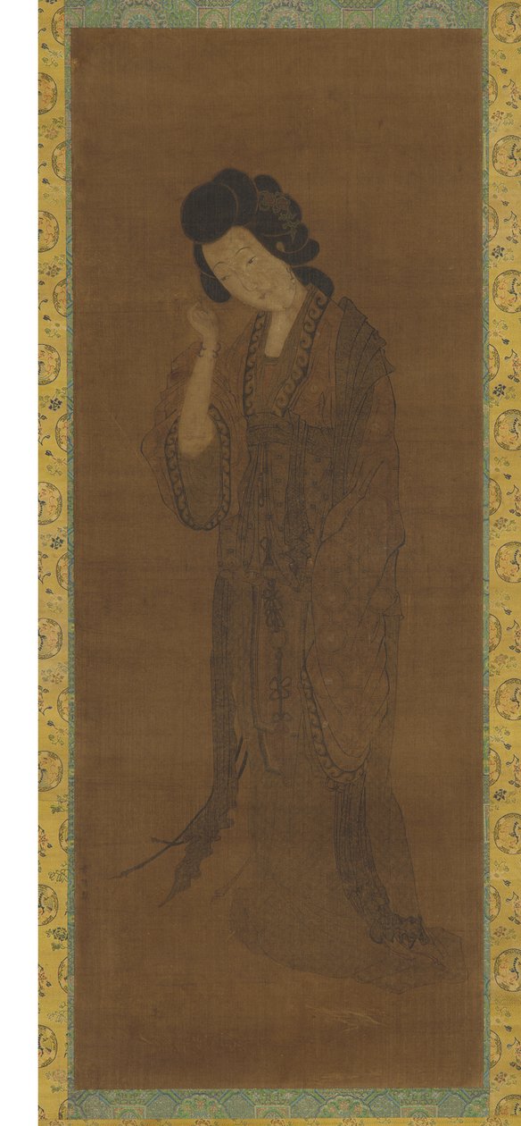Egy nő álló alakja, késő Ming vagy korai Qing-dinasztia, 17. század alkotó: Yuan Qian