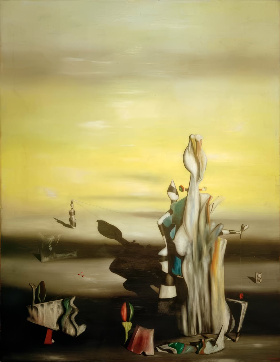 Távollévő hölgy alkotó: Yves Tanguy
