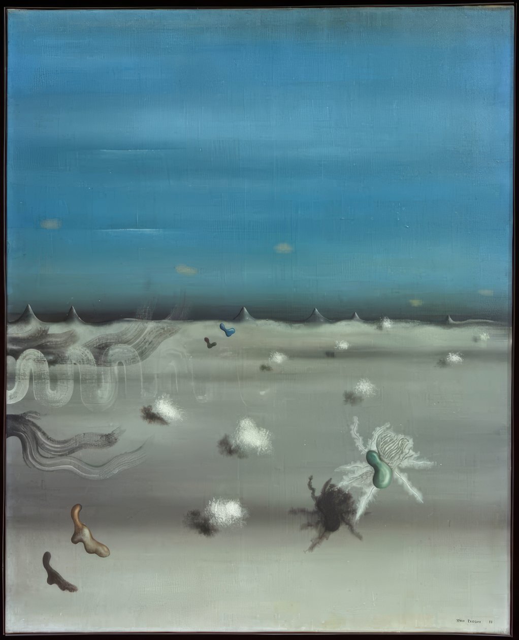 borostyánszínű tekintet alkotó: Yves Tanguy