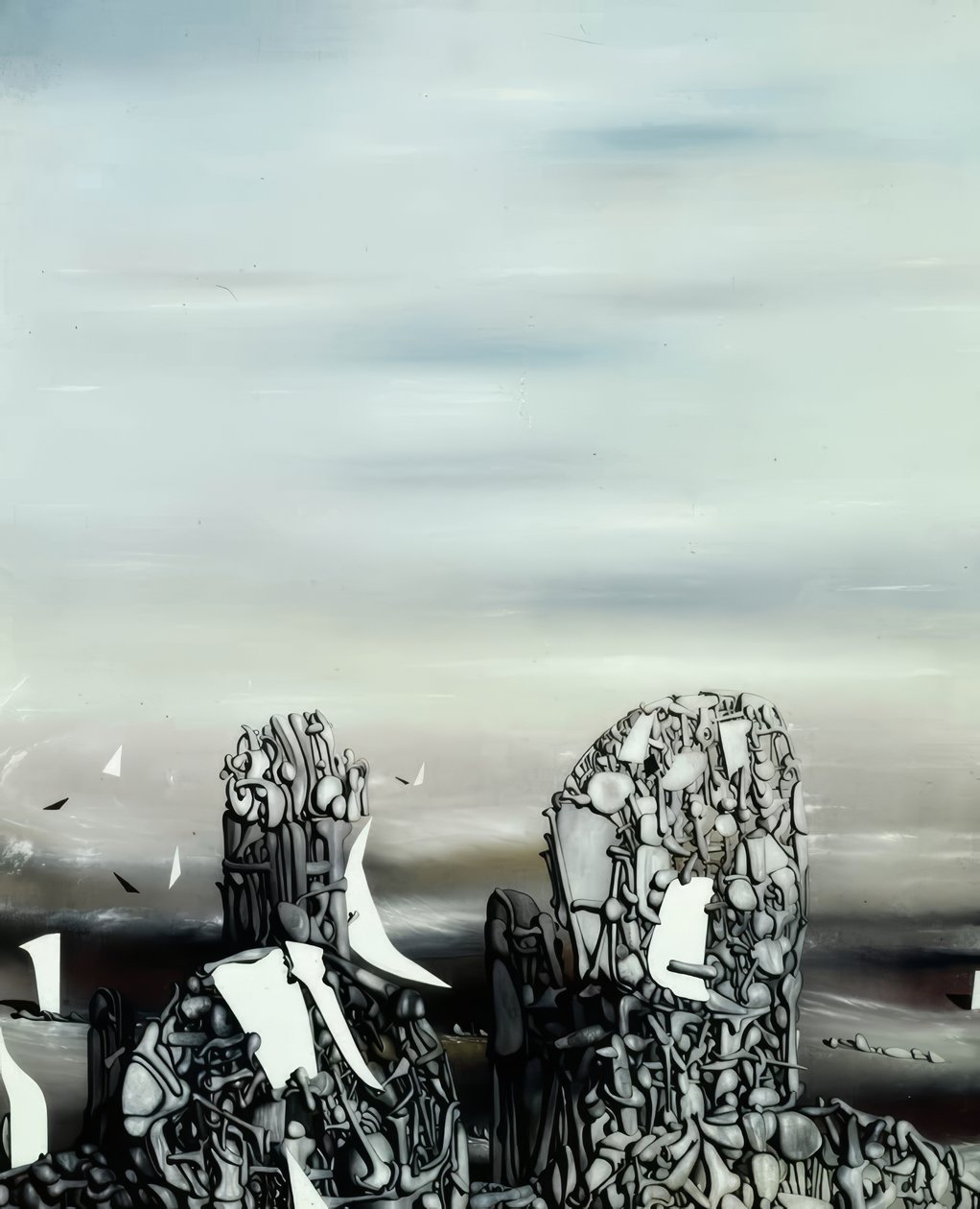 Fenyegető égbolt alkotó: Yves Tanguy