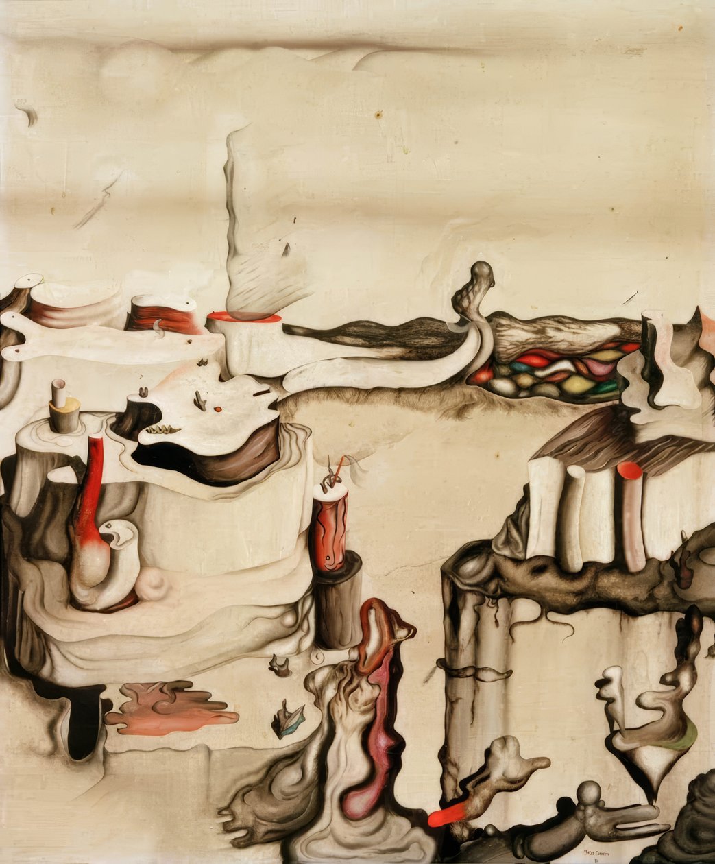 Proteus szekrénye alkotó: Yves Tanguy