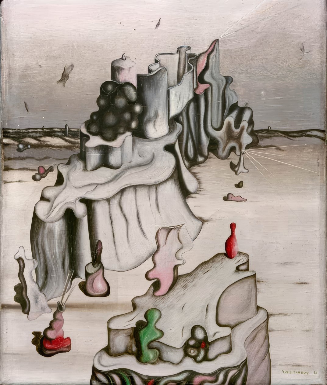 A nyugati torony alkotó: Yves Tanguy