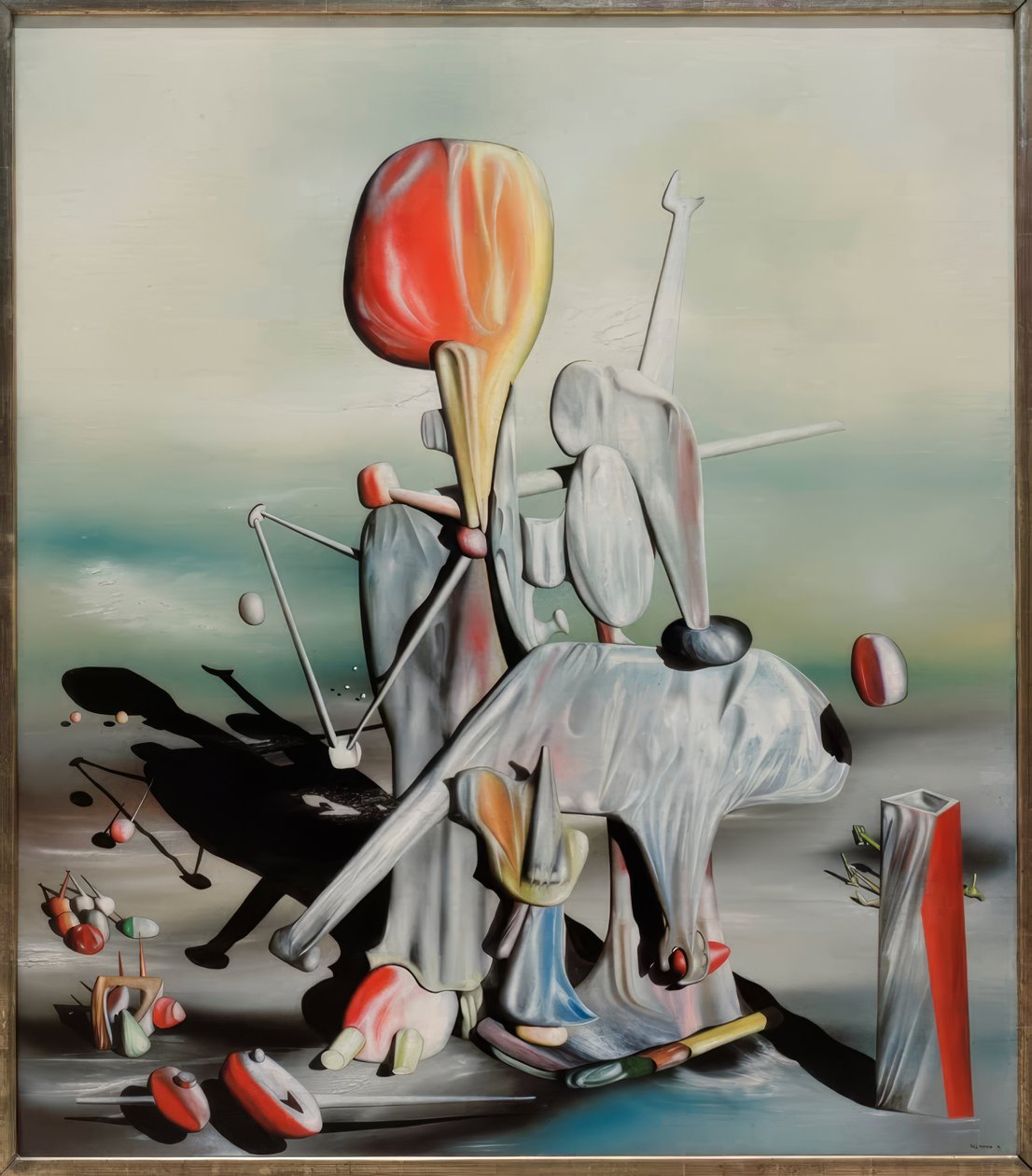 A madarak által… alkotó: Yves Tanguy