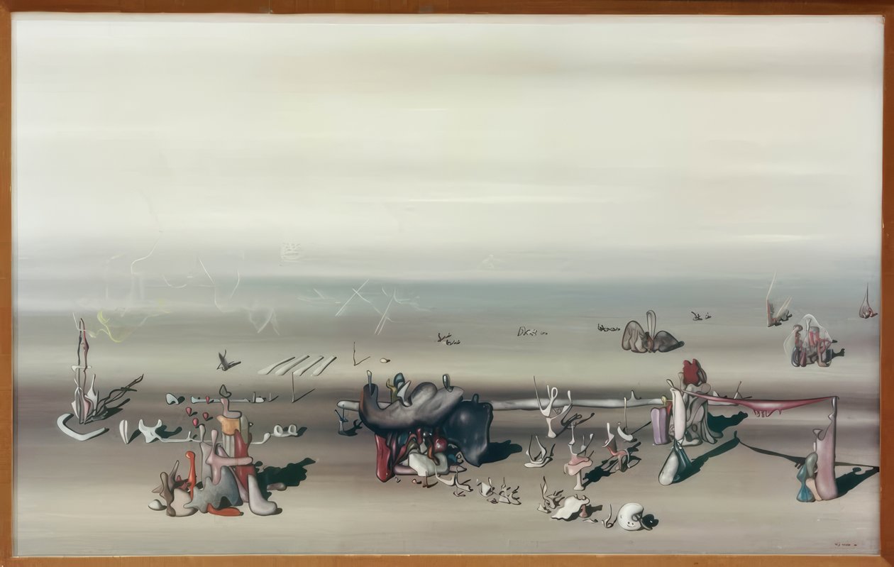 Várom őket. alkotó: Yves Tanguy