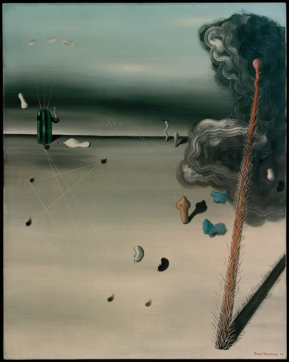 Anya, apa megsebesült. alkotó: Yves Tanguy