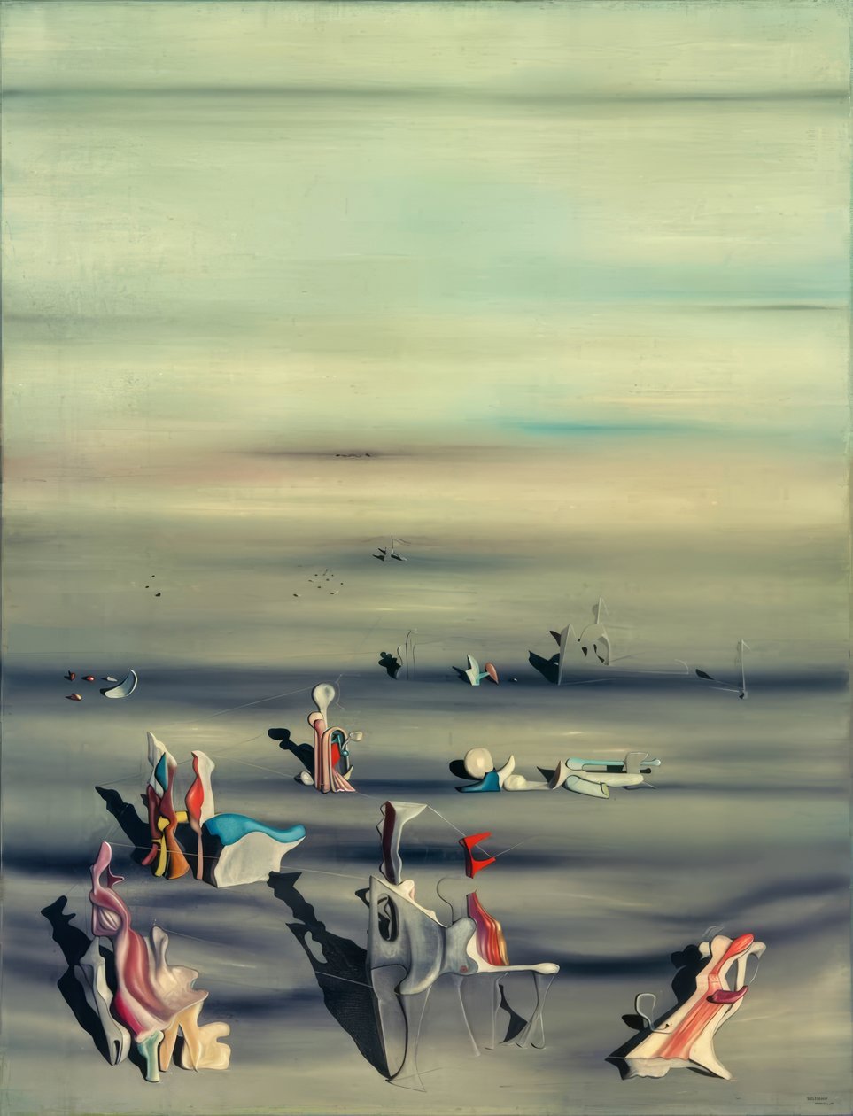 Bútorozott idő alkotó: Yves Tanguy
