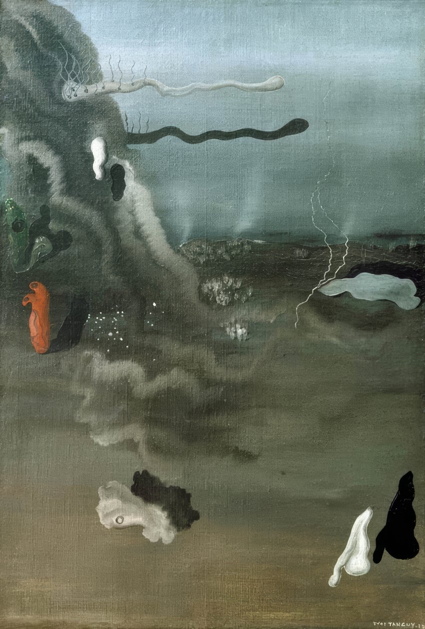 Cím nélkül (Szürreális. Kompozit.) alkotó: Yves Tanguy
